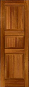 Raised  Panel  Cape  Teak  Shutters